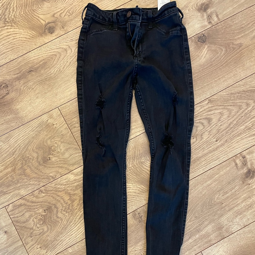 Girl’s Black denim jeans